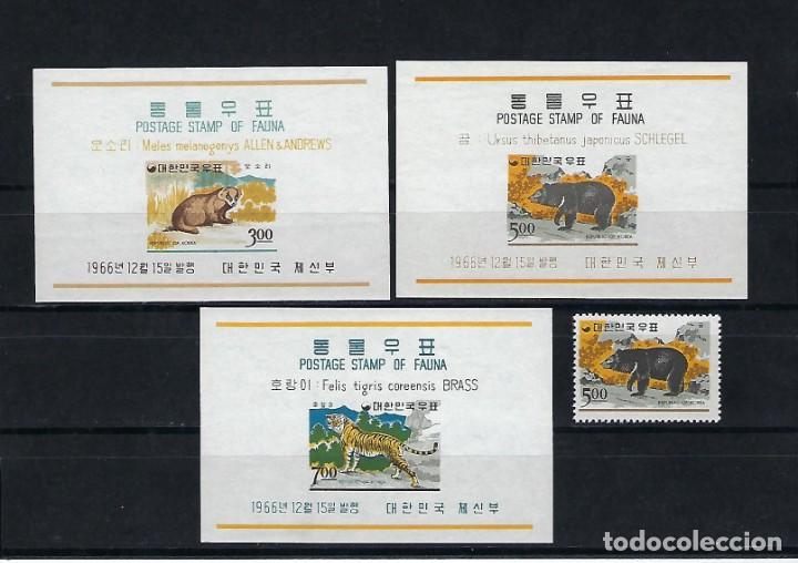 Sellos: COREA ( del sur ).A&ntilde;o 1966. Animales salvajes. - Foto 1