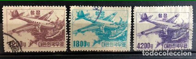Sellos: Lote Corea del Sur 1952 Avi&oacute;n Douglas DC - Foto 1