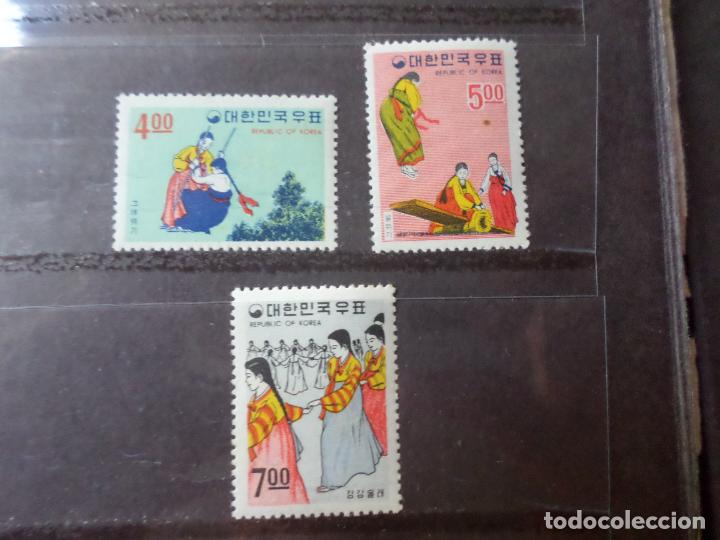 Sellos: *corea del sur, 1967, folklore, Yvert 474/76 - Foto 1