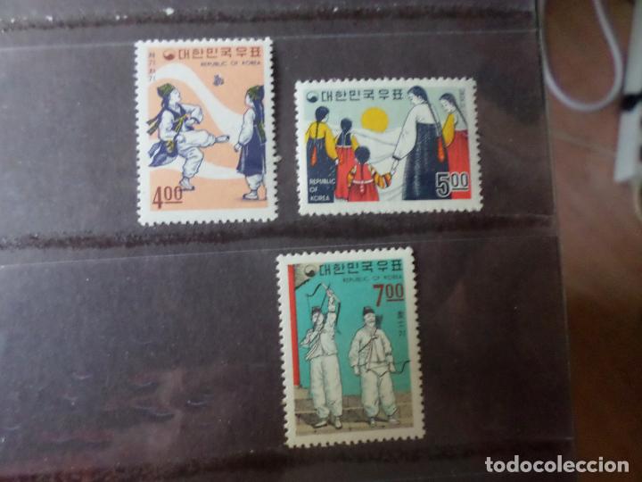 Sellos: *corea del sur, 1967, folklore, Yvert 485/87 - Foto 1