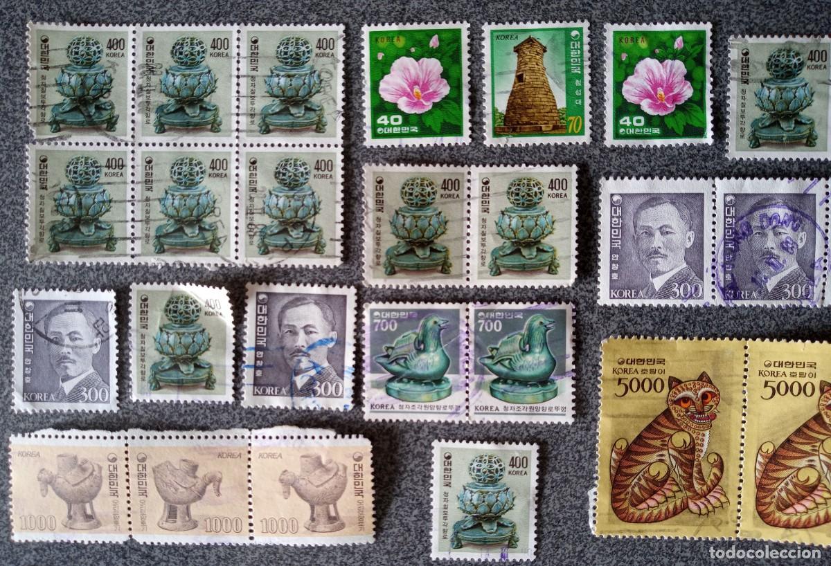 Sellos: Lote sellos Korea - Foto 2