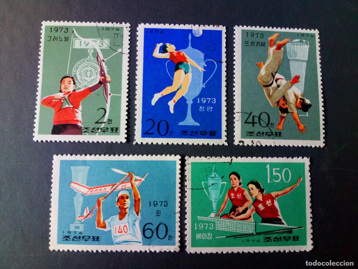 Sellos: COREA DEL NORTE, 1974, DEPORTES - Foto 1