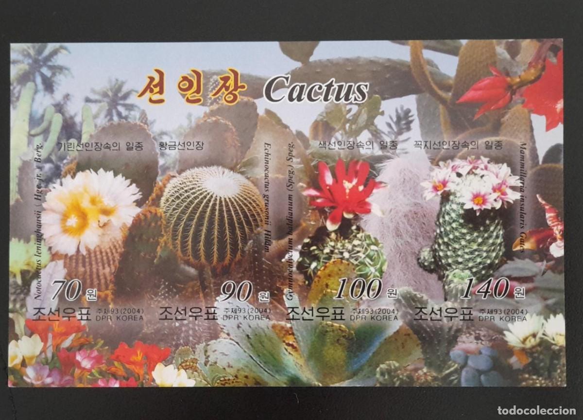 Sellos: SL) 2004 KOREA CACTUS FLORA MNH - Foto 1