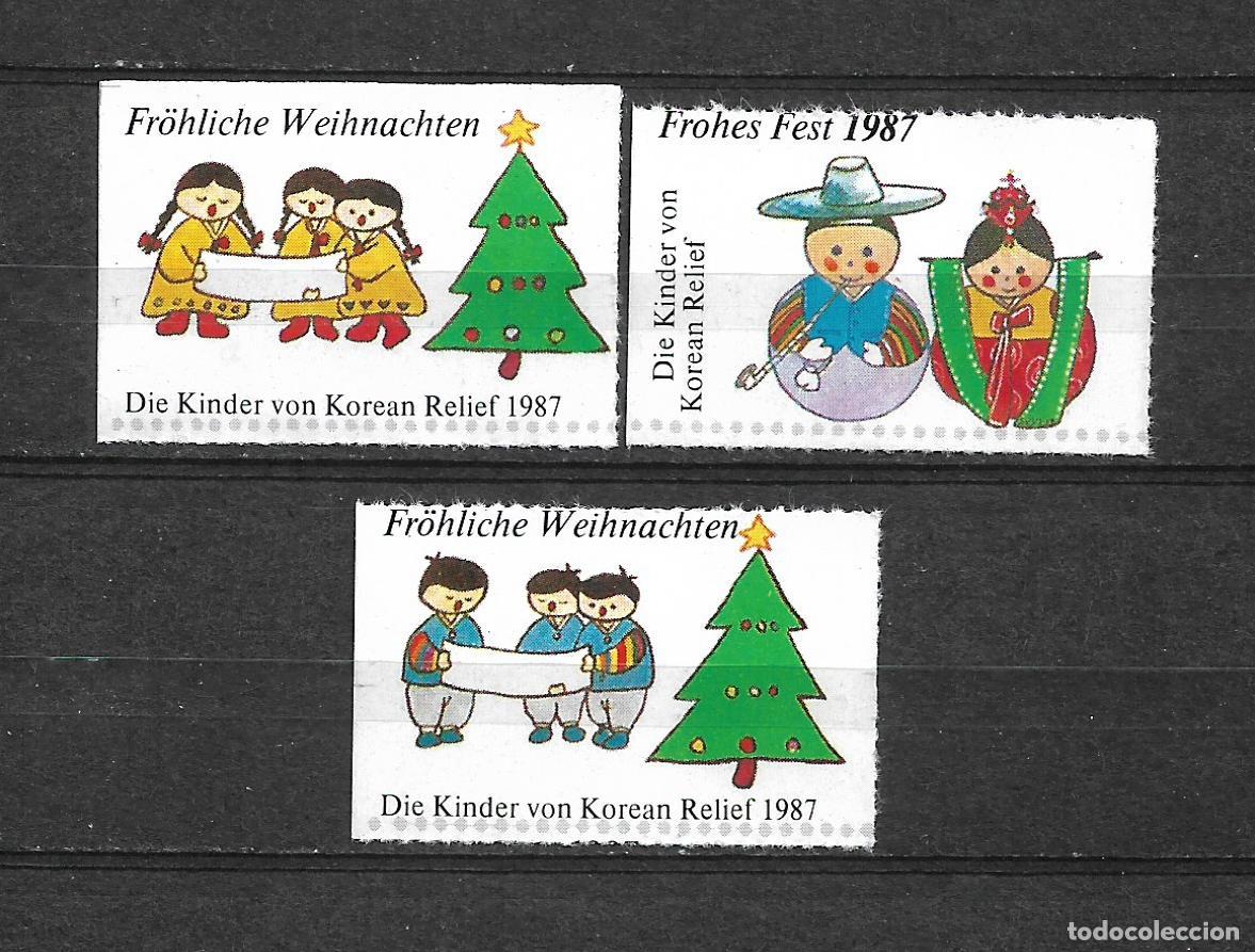 Sellos: corea vi&ntilde;etas 1987 ** mnh - 17/30 - Foto 1