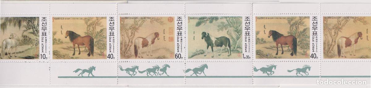 Sellos: RPDC 2002 Caballos Caballos MNH - Foto 1
