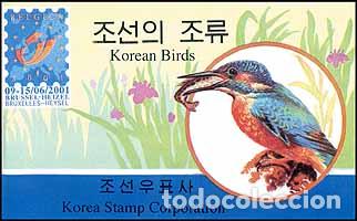 Sellos: RPDC 2001 p&aacute;jaros coreanos MNH - Foto 1