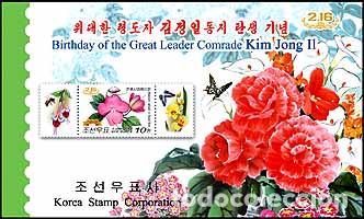Sellos: RPDC 2010 Cumplea&ntilde;os de Kim Jong Il MNH - Foto 1