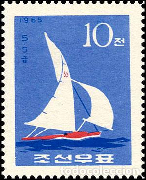 Sellos: RPDC 1965 Yates Buques MNH - Foto 1