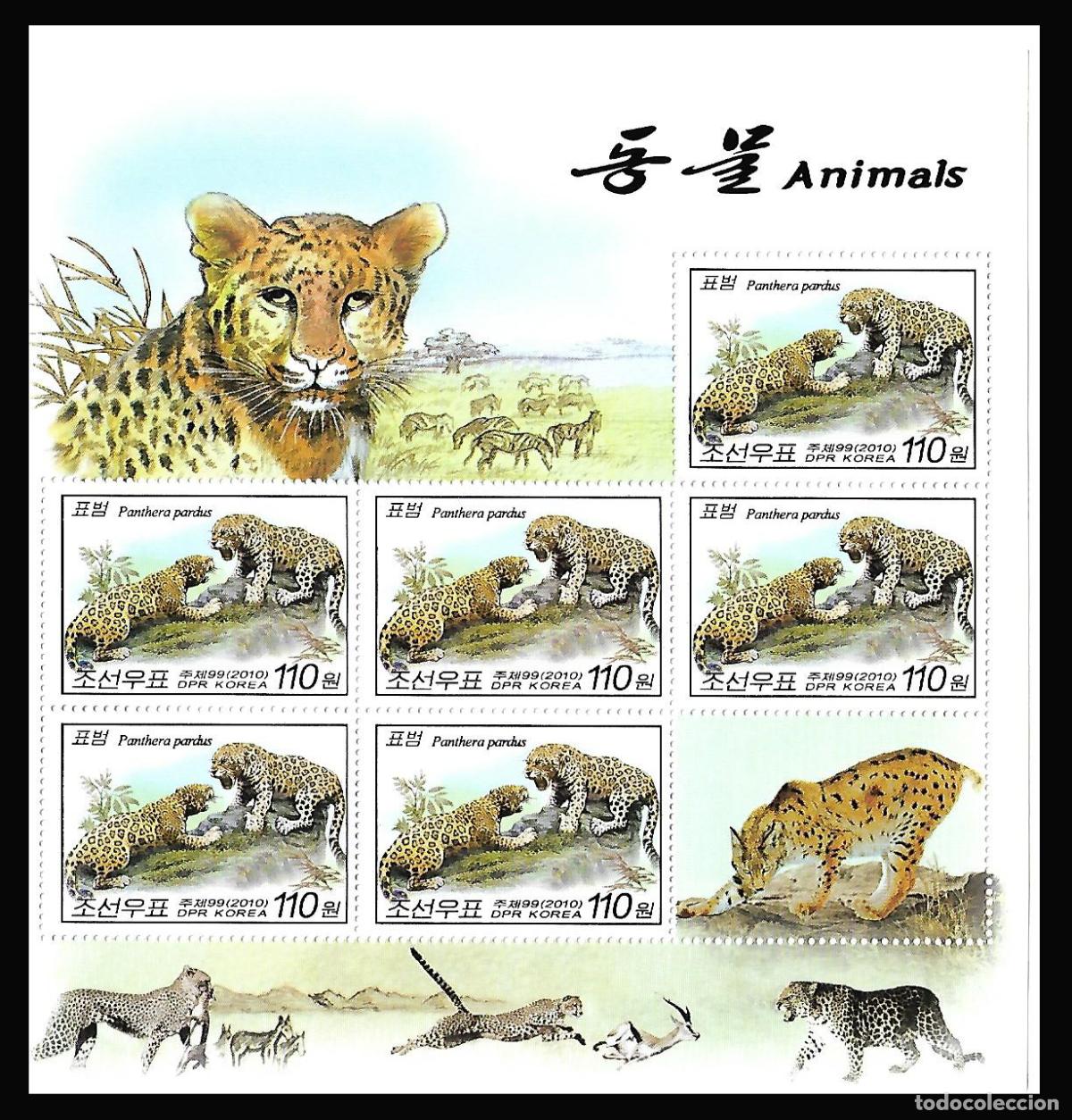 Sellos: RPDC 2010 animales MNH - Foto 1