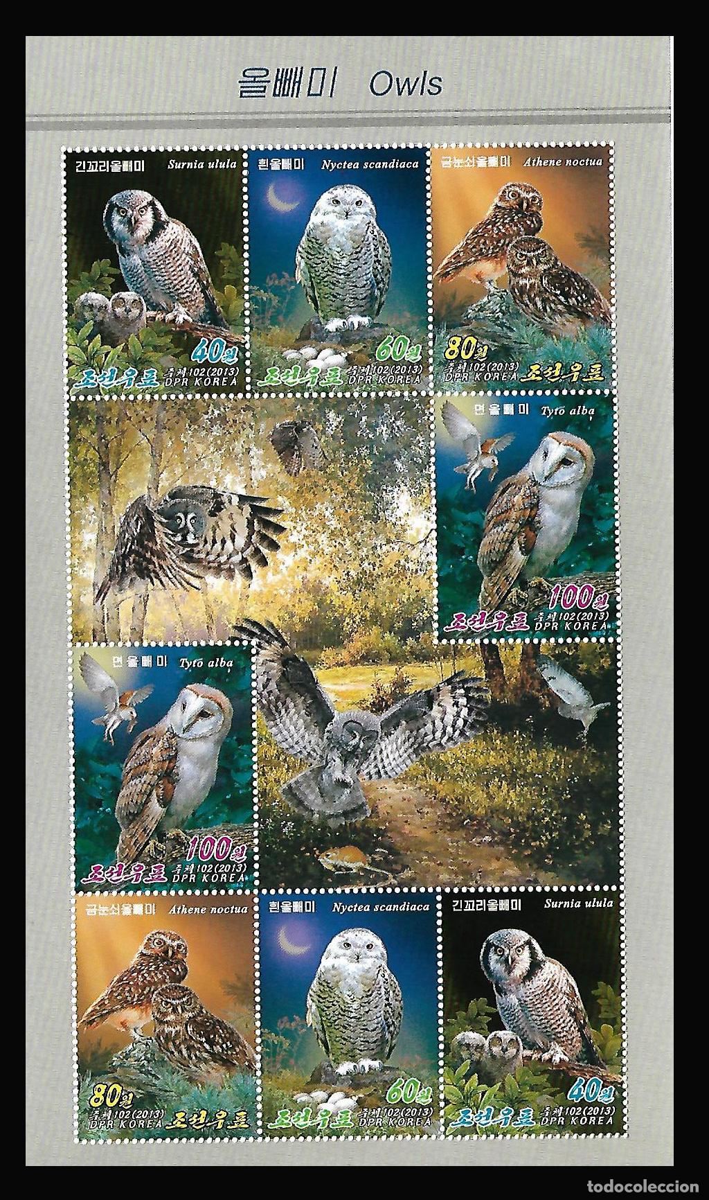 Sellos: RPDC 2013 B&uacute;hos MNH - Foto 1