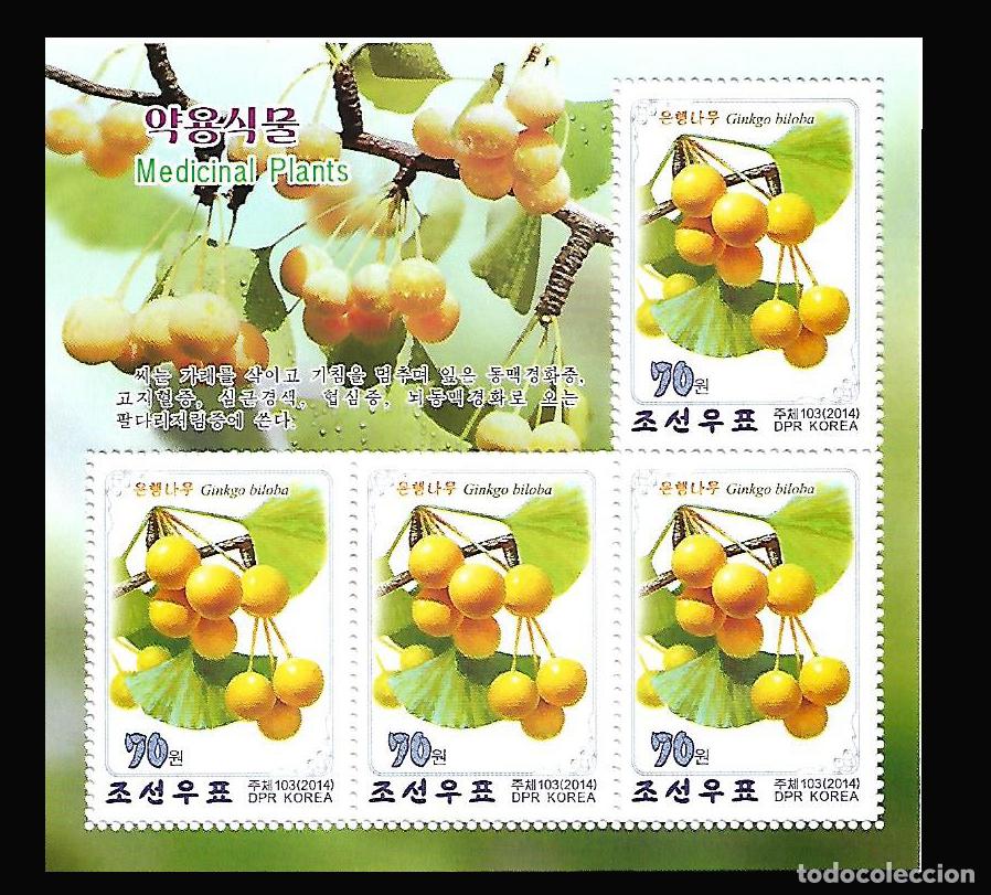 Sellos: RPDC 2014 Plantas medicinales MNH - Foto 1