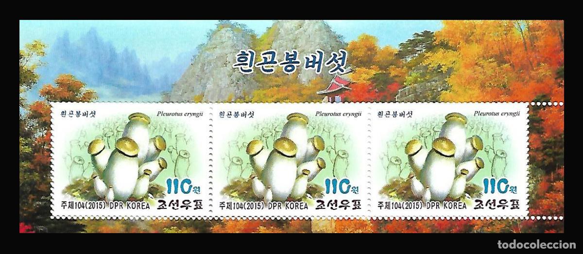 Sellos: RPDC 2015 Hongos MNH - Foto 1