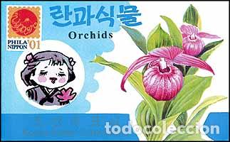 Sellos: RPDC 2001 orqu&iacute;deas MNH - Foto 1