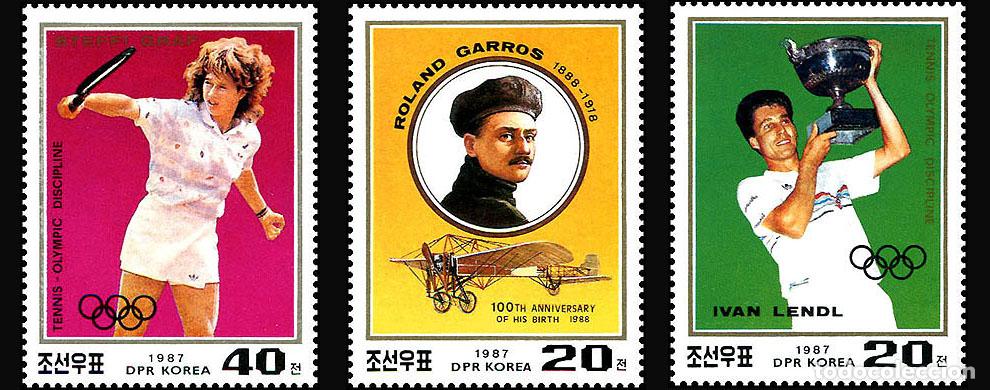 Sellos: RPDC 1987 Tenis Deporte MNH - Foto 1