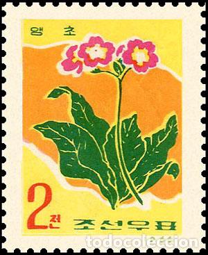 Sellos: RPDC 1966 flores flores MNH - Foto 1