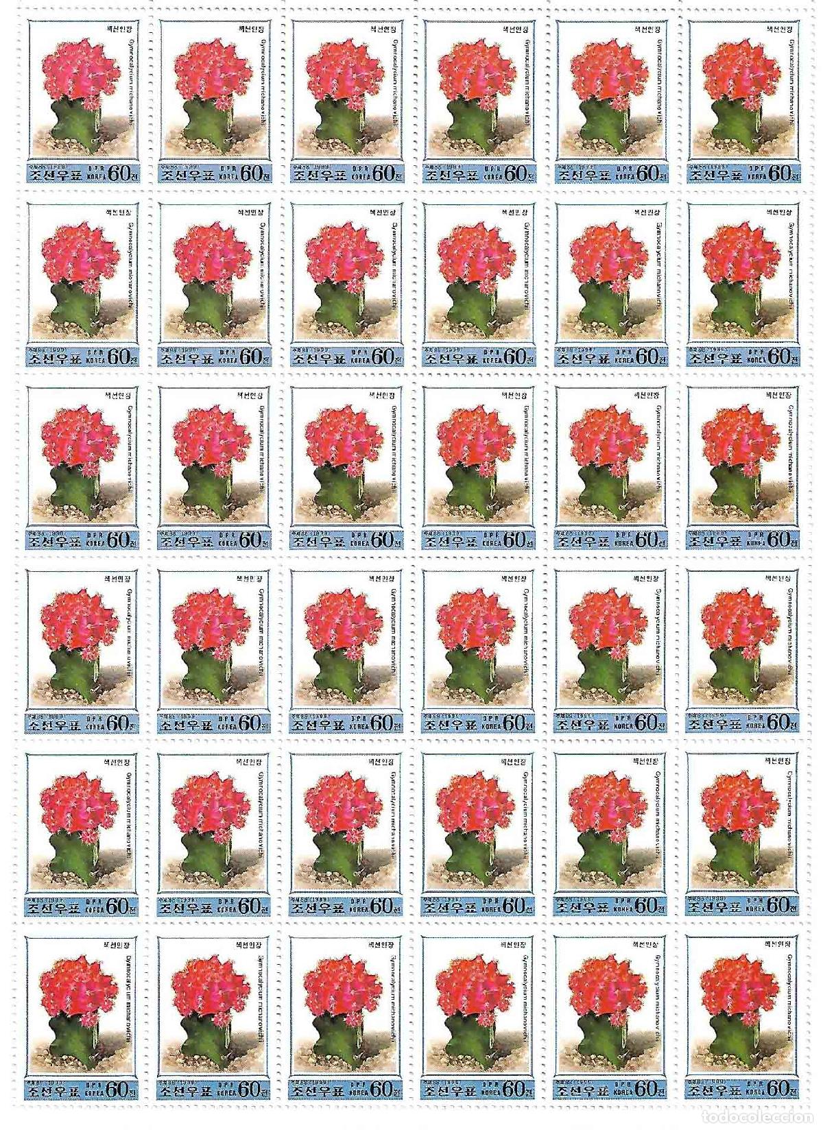 Sellos: RPDC 1999 Cactus flores MNH - Foto 1