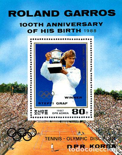 Sellos: RPDC 1987 Tenis Deporte MNH - Foto 1