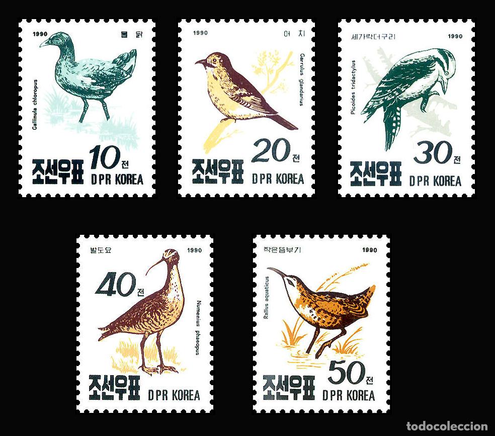 Sellos: RPDC 1991 Aves Aves MNH - Foto 1