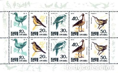 Sellos: RPDC 1991 Aves Aves MNH - Foto 1