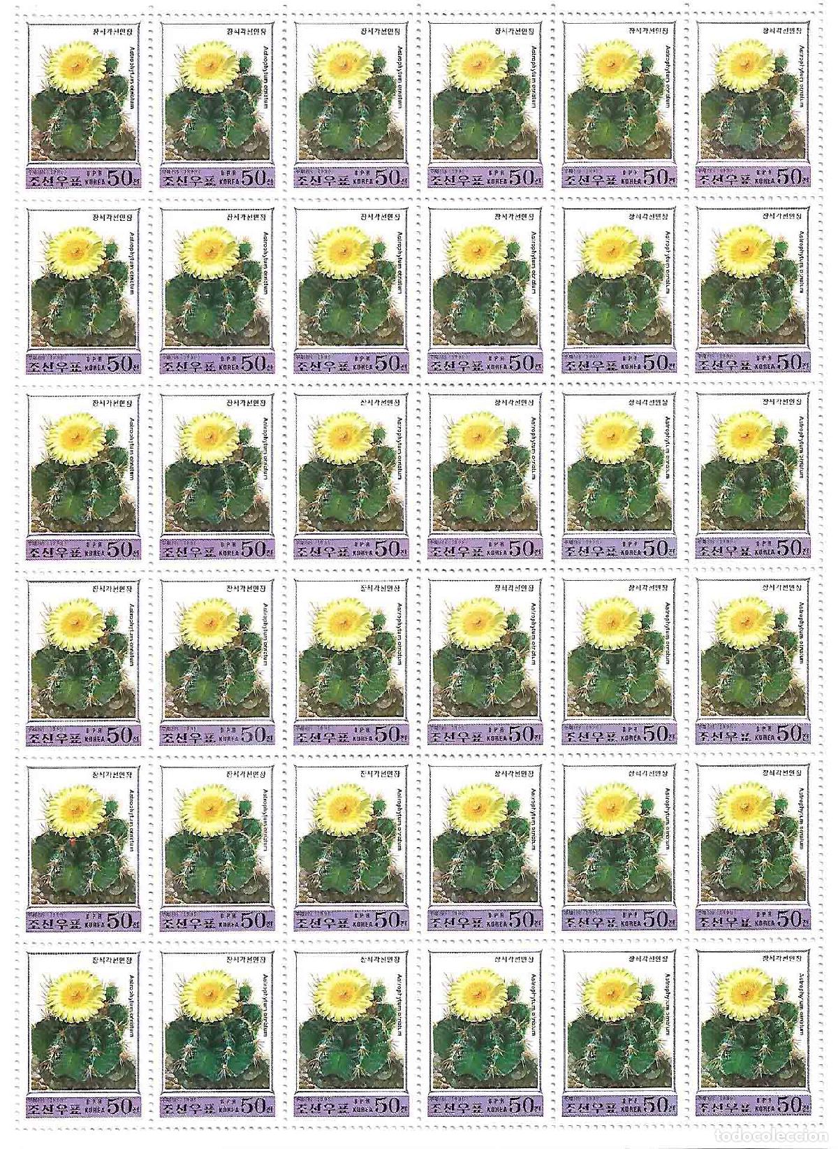 Sellos: RPDC 1999 Cactus flores MNH - Foto 1
