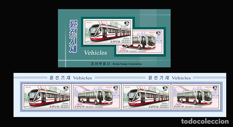 Sellos: RPDC 2020 Transporte MNH - Foto 1
