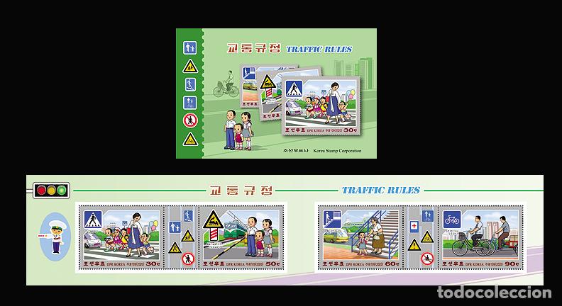 Sellos: RPDC 2020 Leyes de Tr&aacute;nsito MNH - Foto 1