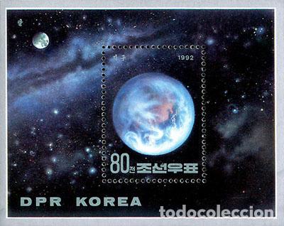 Sellos: RPDC 1992 Suelo (sin perforaci&oacute;n) Espacio MNH - Foto 1
