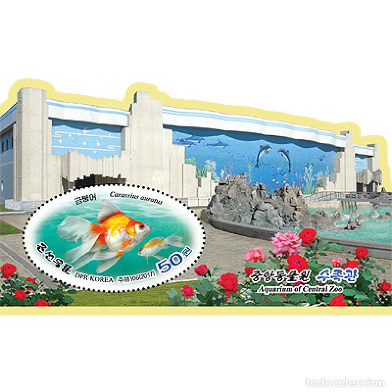 Sellos: RPDC 2017 Zool&oacute;gico Central Pez MNH - Foto 1