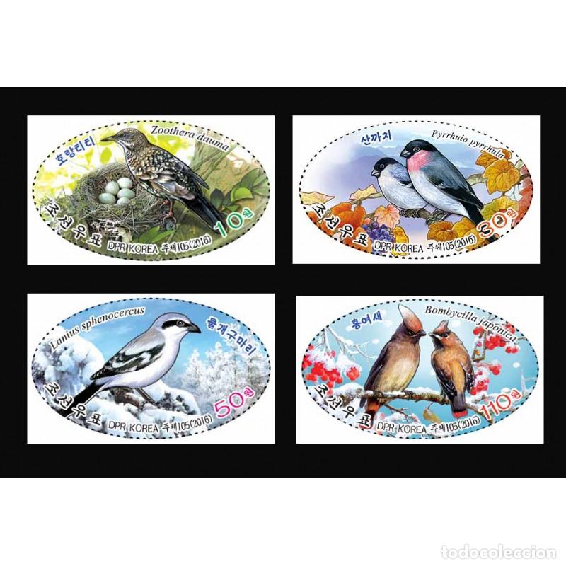 Sellos: RPDC 2016 Aves Aves MNH - Foto 1