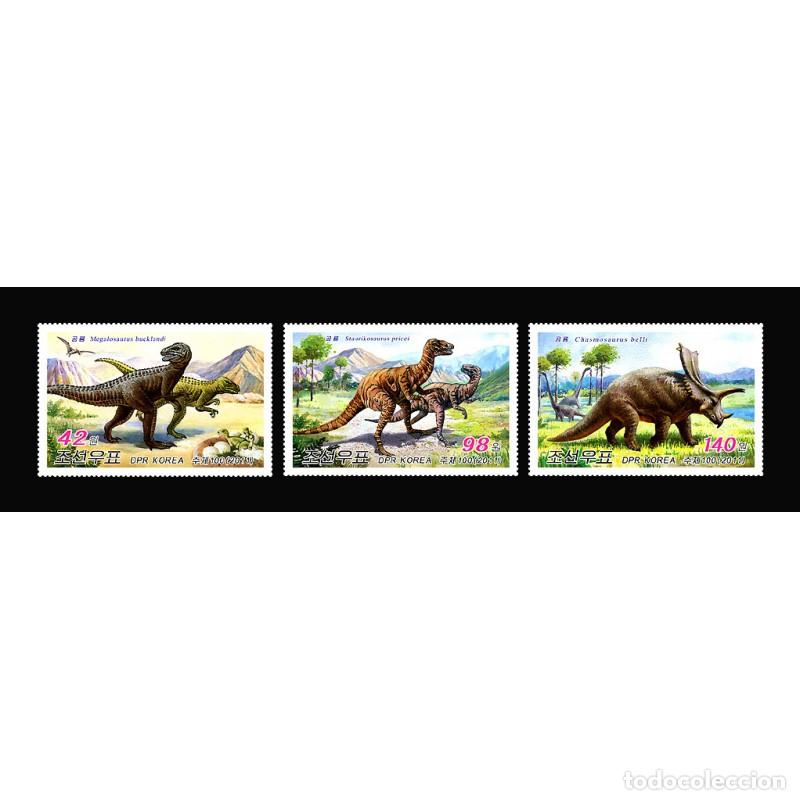 Sellos: RPDC 2011 dinosaurios dinosaurios MNH - Foto 1