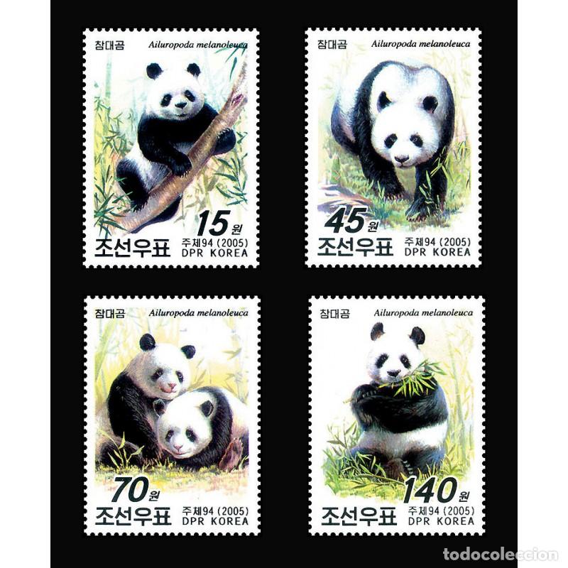 Sellos: RPDC 2005 Panda Los osos MNH - Foto 1
