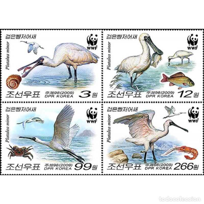 Sellos: RPDC 2009 Aves Aves MNH - Foto 1