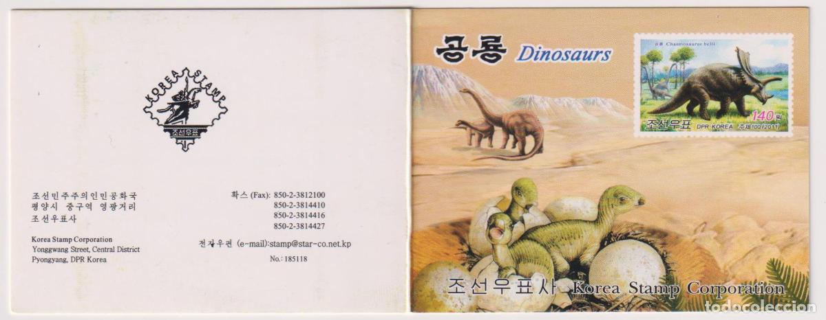 Sellos: RPDC 2011 dinosaurios dinosaurios MNH - Foto 2