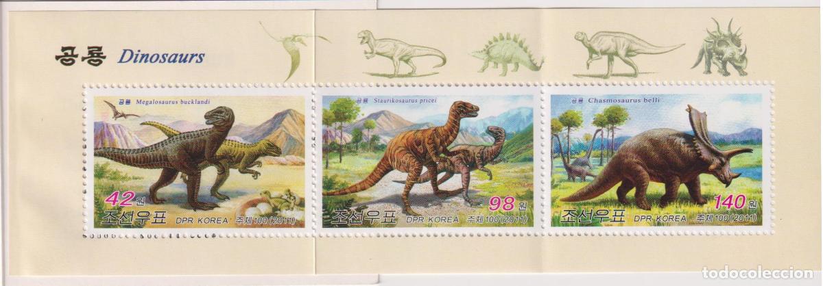 Sellos: RPDC 2011 dinosaurios dinosaurios MNH - Foto 1
