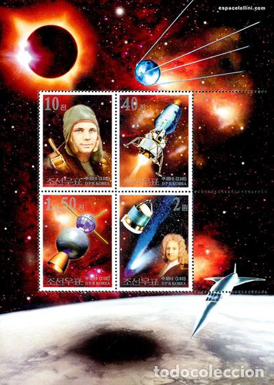Sellos: RPDC 2001 Universo (sin perforaci&oacute;n) Espacio MNH - Foto 1