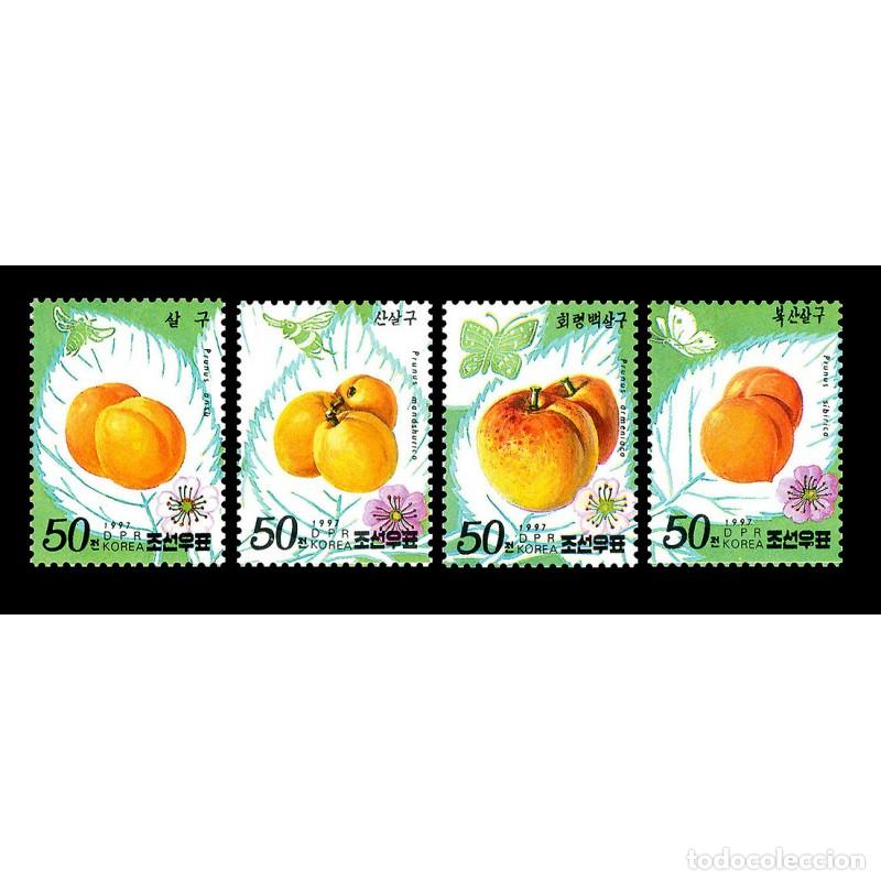 Sellos: RPDC 1997 Albaricoques frutas MNH - Foto 1
