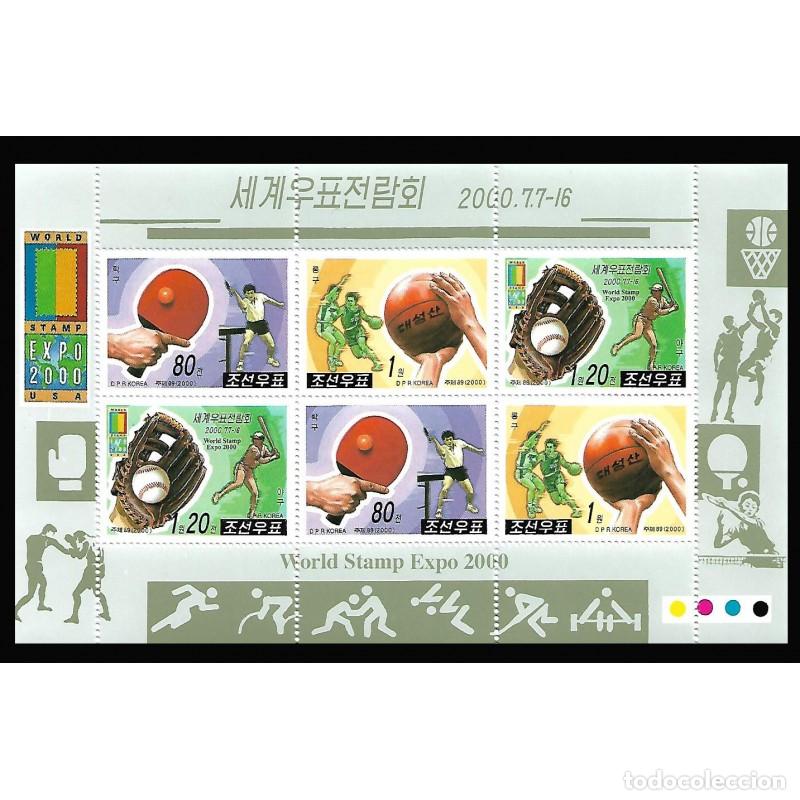 Sellos: RPDC 2000 tipos de deportes Deporte MNH - Foto 1