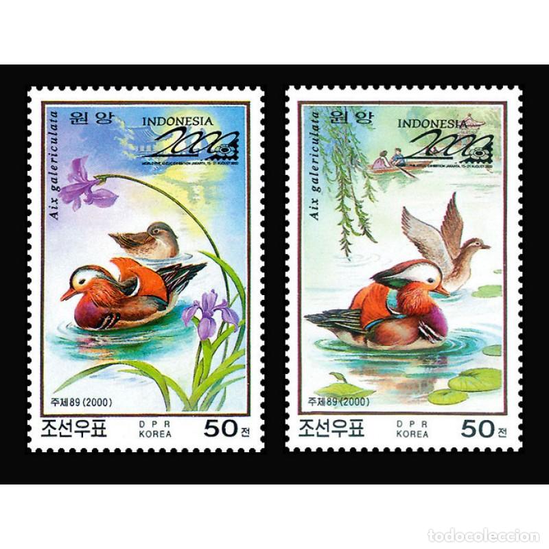 Sellos: RPDC 2000 Aves - sobreimpresi&oacute;n Aves MNH - Foto 1