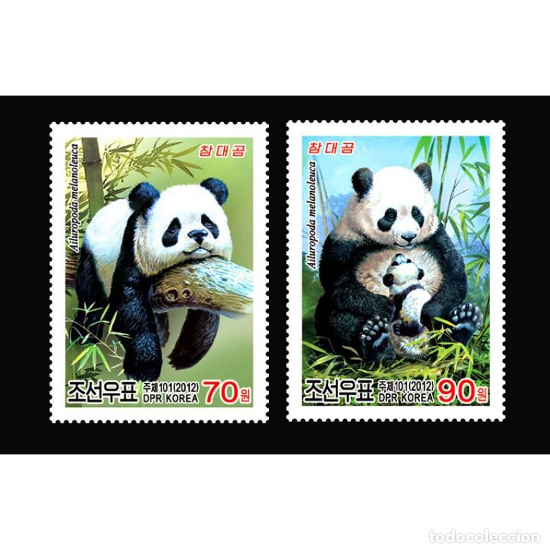 Sellos: RPDC 2012 Panda Fauna MNH - Foto 1