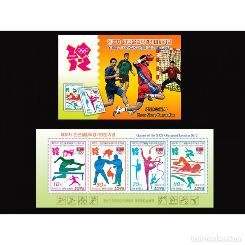 Sellos: RPDC 2012 Deporte MNH - Foto 1