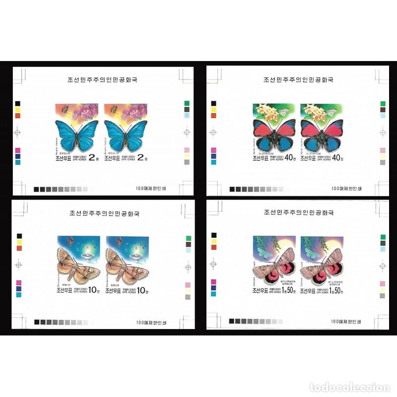 Sellos: RPDC 2002 mariposas mariposas MNH - Foto 1