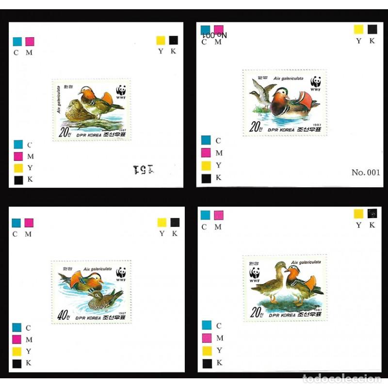 Sellos: RPDC 1987 Aves Aves MNH - Foto 1
