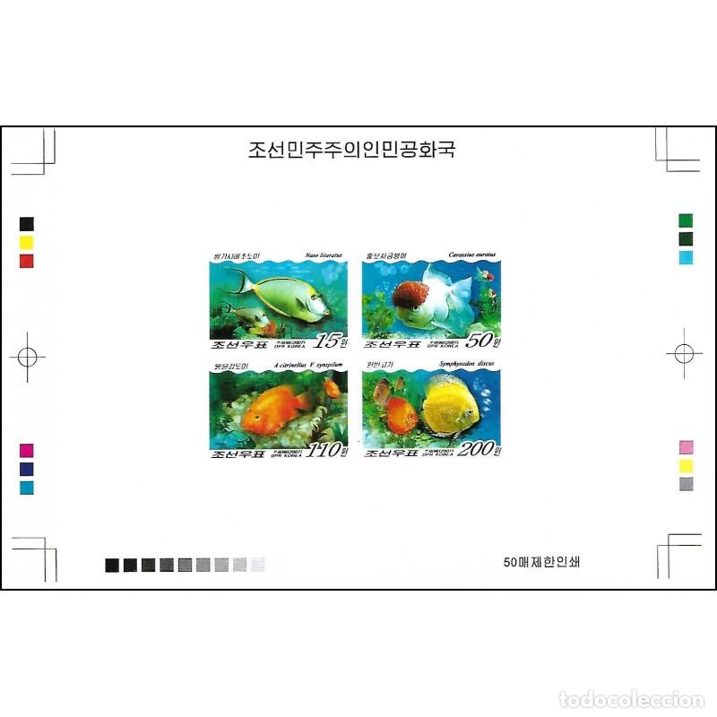 Sellos: RPDC 2007 Pez Pez MNH - Foto 1