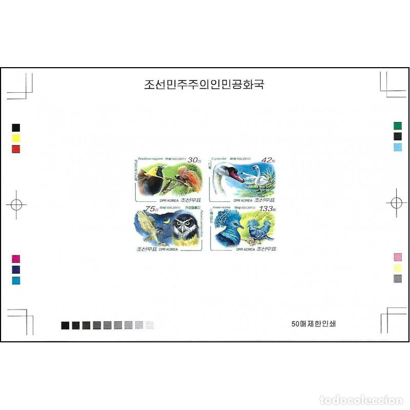Sellos: RPDC 2011 Aves Aves MNH - Foto 1