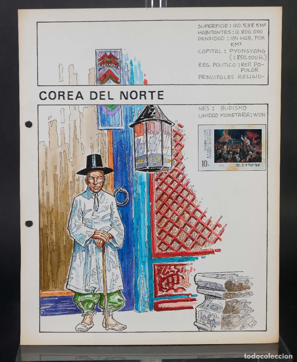 Sellos: Lote de 13 sellos de Corea del Norte - Foto 2