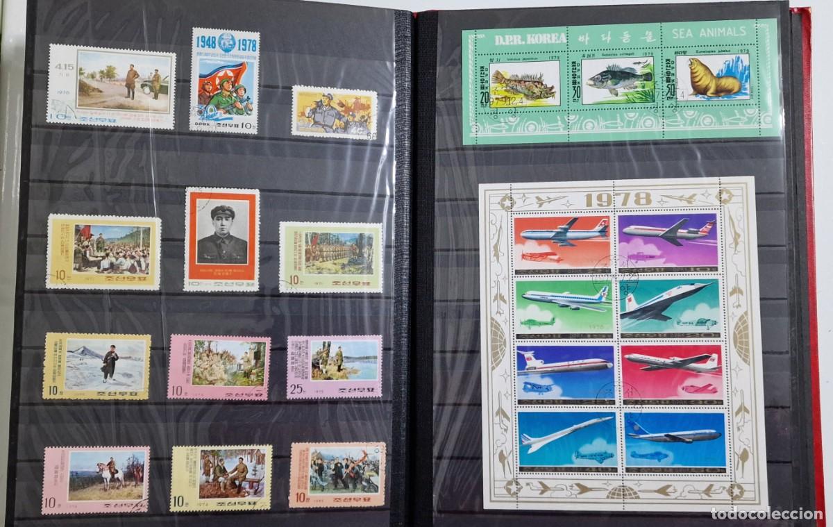 Sellos: ALBUM DE SELLOS DE COREA DEL NORTE - Foto 7