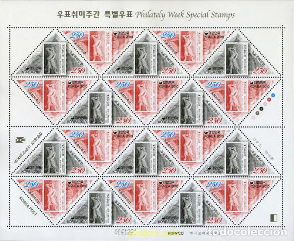 Sellos: 367497 MNH COREA DEL SUR 2010 SEMANA DE LA FILATELIA - Foto 1