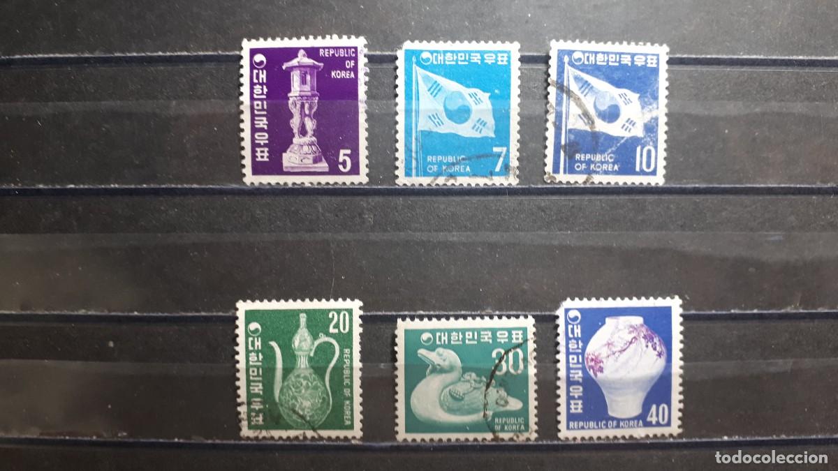 Sellos: COREA DEL SUR. A&Ntilde;O 1969. &deg;. YVERT 533/6 - Foto 1