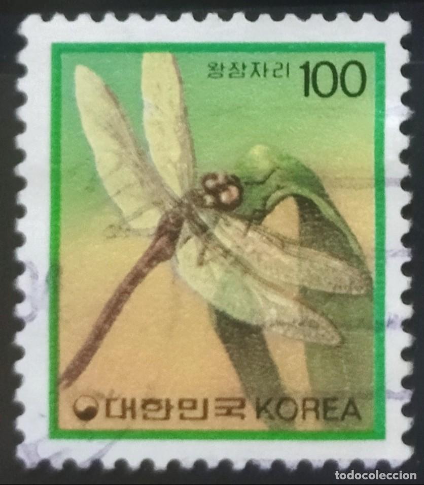 Sellos: COREA DEL SUR 1991 Insectos. USADO. - Foto 1