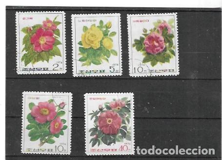 Sellos: COREA DEL NORTE N&ordm; 1187 AL 1191 (0) USADO - Foto 1